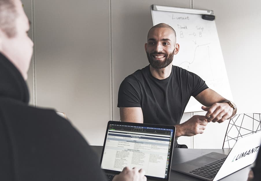 stemningsbillede fra lumant kontoret