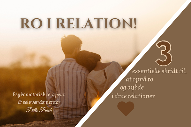 billede af online kurset: Ro i relation!